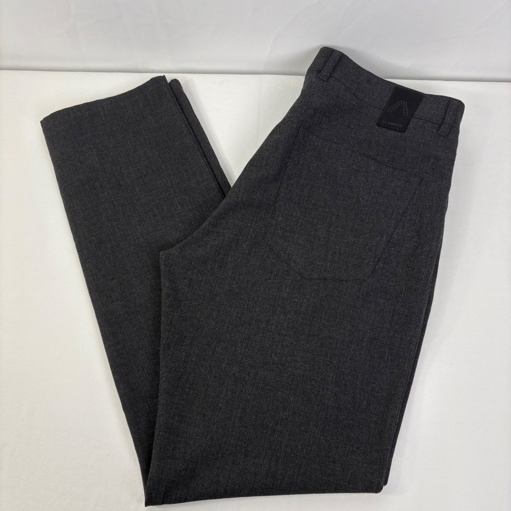 Alberto Stone Ceramica Modern Fit Charcoal Gray Pants Mens 34x34 (35x32)